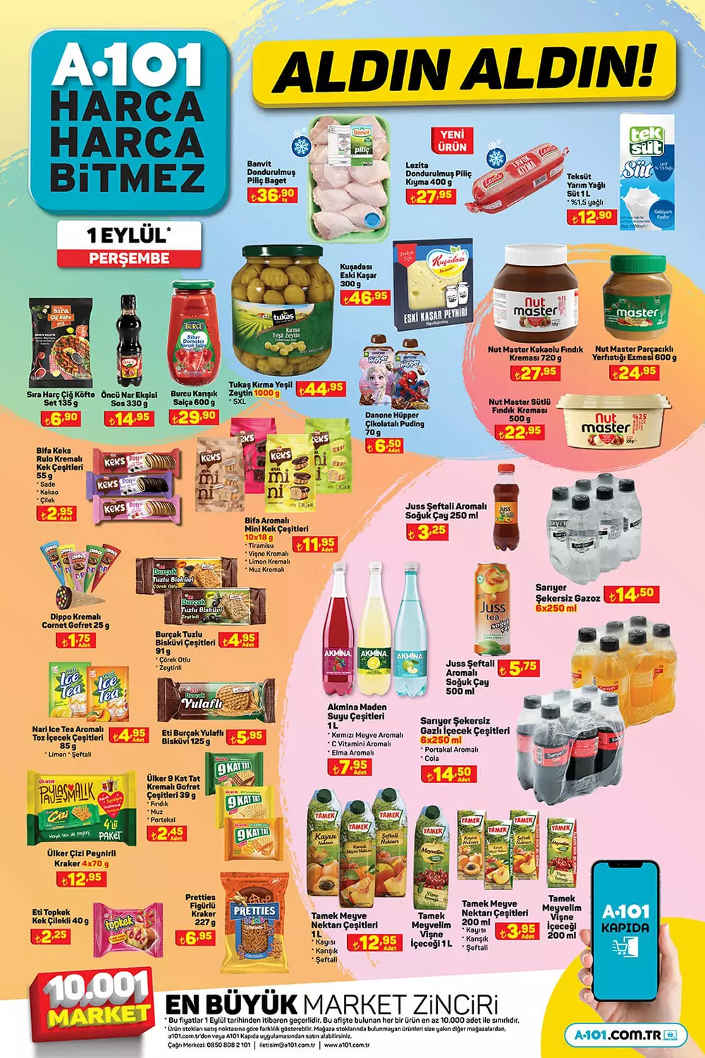 A101 Perşembe aktüel ürünler kataloğunda inanılmaz fırsat! İşte A101 aktüel ürünler kataloğu 1 Eylül 2022 fiyat listesi