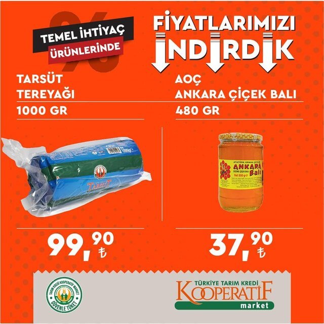 Tarım Kredi Marketleri yeni indirimli ürünlerini yayınladı! Tarım Kooperatif marketlerinde hangi ürünler indirimde?