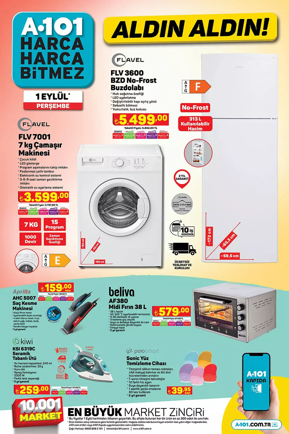 A101 Perşembe aktüel ürünler kataloğunda neler var? İşte A101 1 Eylül aktüel ürünler kataloğu 2022 fiyat listesi...