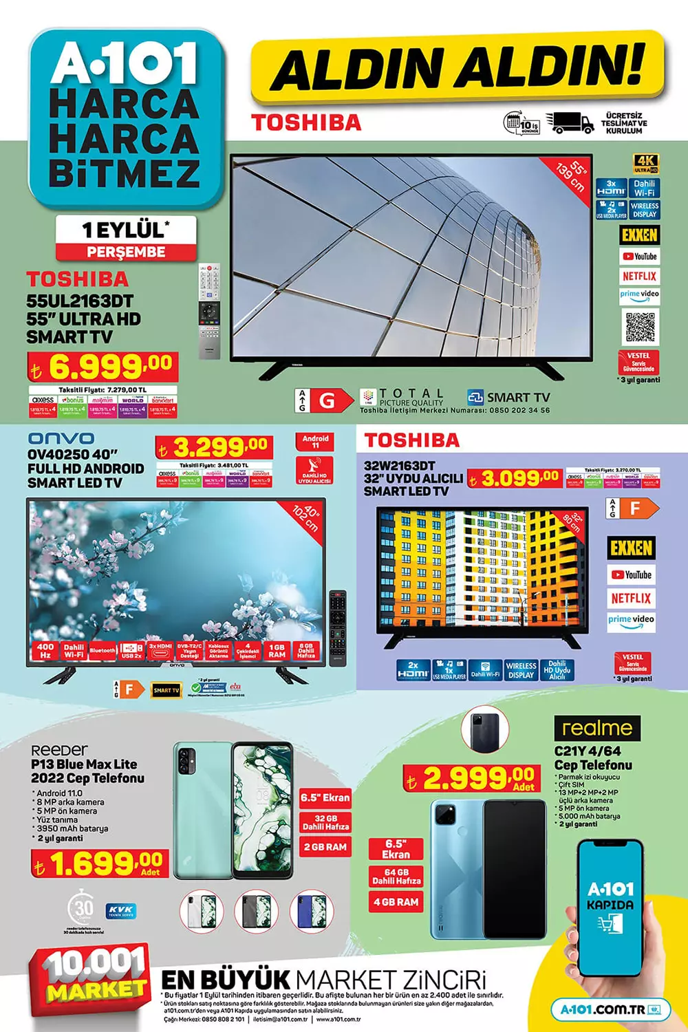 A101 1 Eylül Perşembe aktüel ürünler kataloğu açıklandı! İşte A101 1 Eylül 2022 aktüel ürünler kataloğu fiyat listesi...