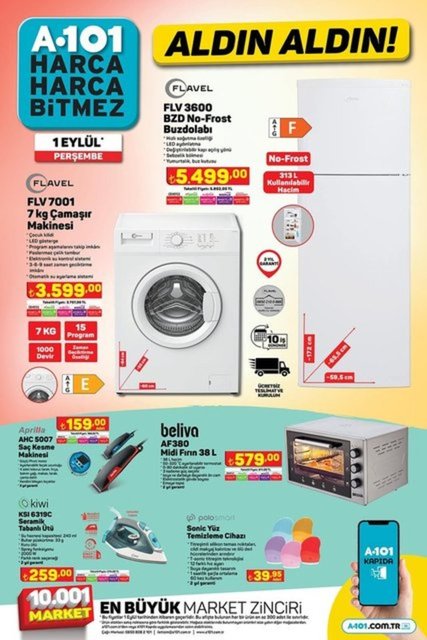 A101 1 Eylül kırtasiye kataloğu yayınladı! 1 Eylül 2022 A101 indirimli aktüel ürünler yarın raflarda!