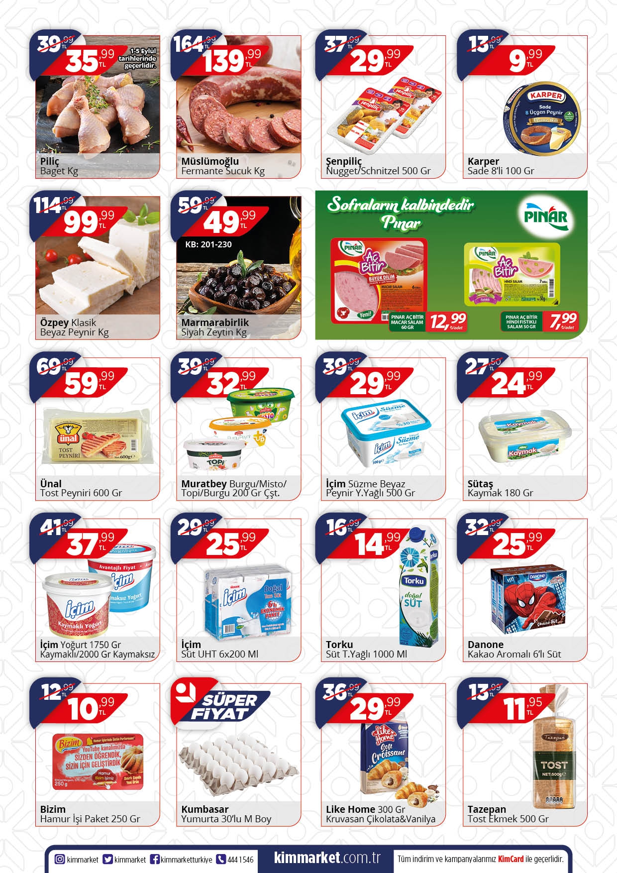 Kim Market’ten büyük indirim! İşte, KİM Market 1 Eylül 2022 fiyat listesi...