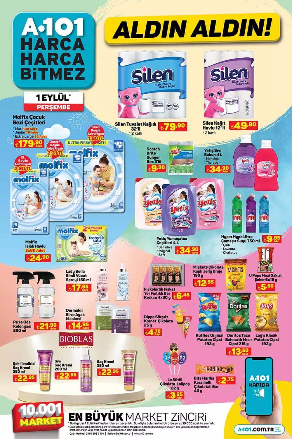 A101 Perşembe aktüel ürünler kataloğu yayımlandı! İşte A101 1 Eylül 2022 aktüel ürünler kataloğu fiyat listesi...