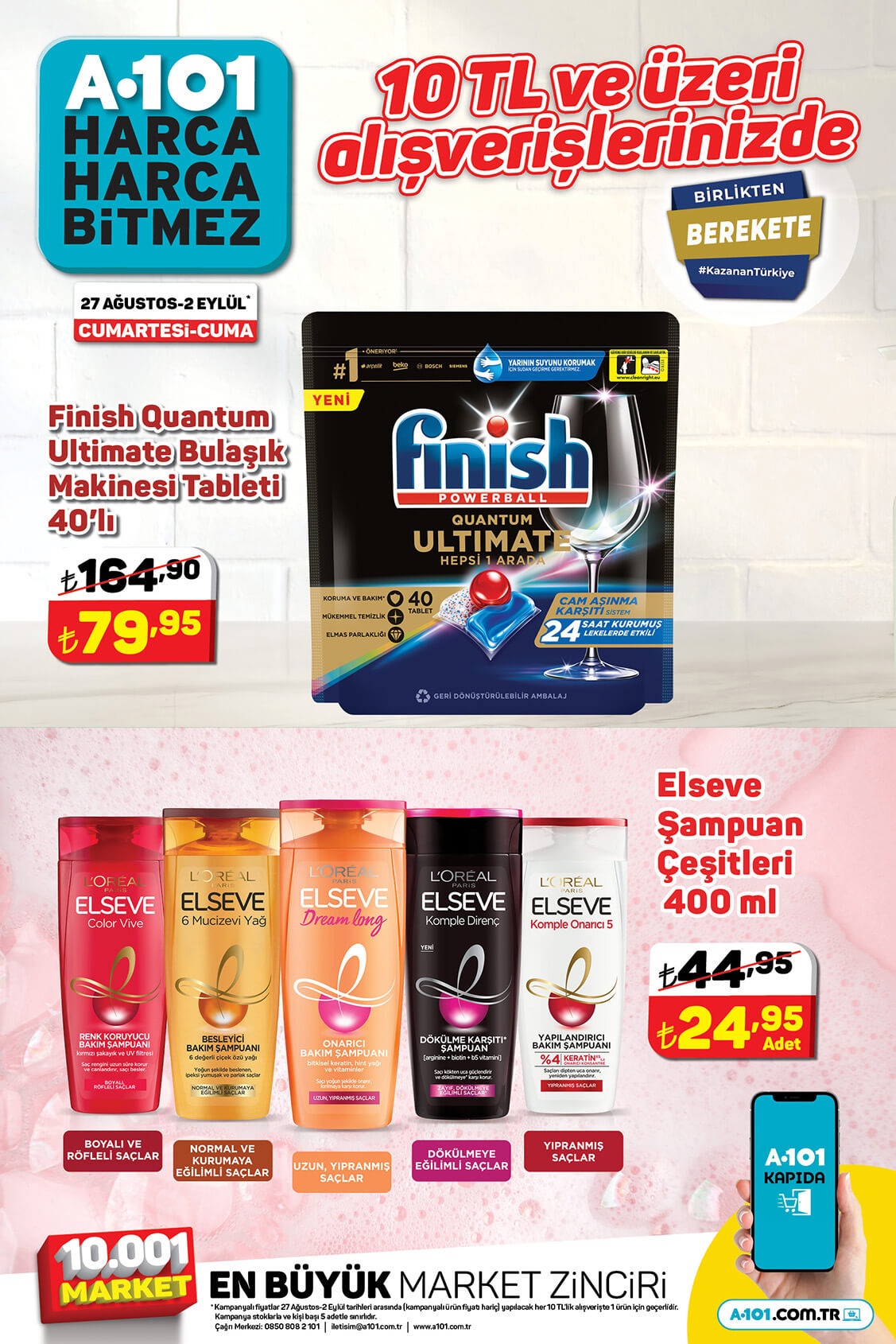 A101 den dev indirim! Ürünler kapış kapış kapışılacak! İşte1 Eylül 2022 A101 indirimli aktüel kataloğu fiyat listesi