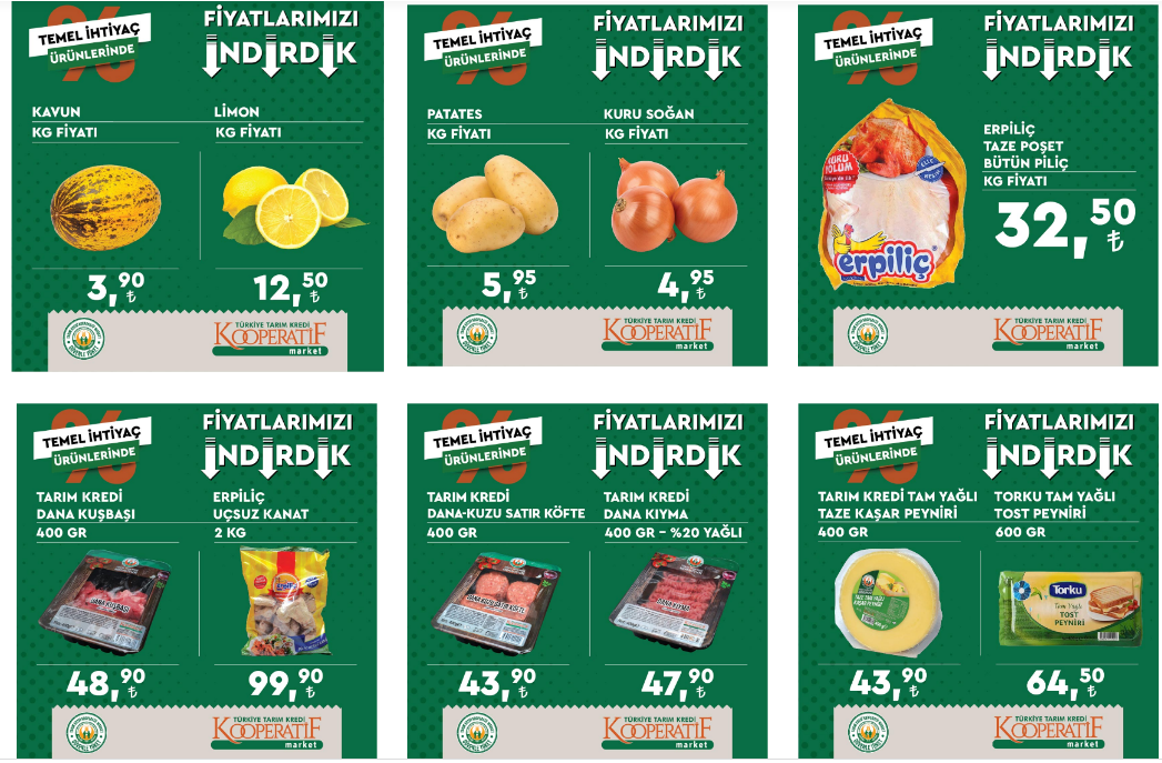 Tarım Kredi den yeni katalog! 2 Eylül indirimli aktüel ürünler kataloğu yayımlandı! İşte 2 Eylül 2022 fiyat listesi...