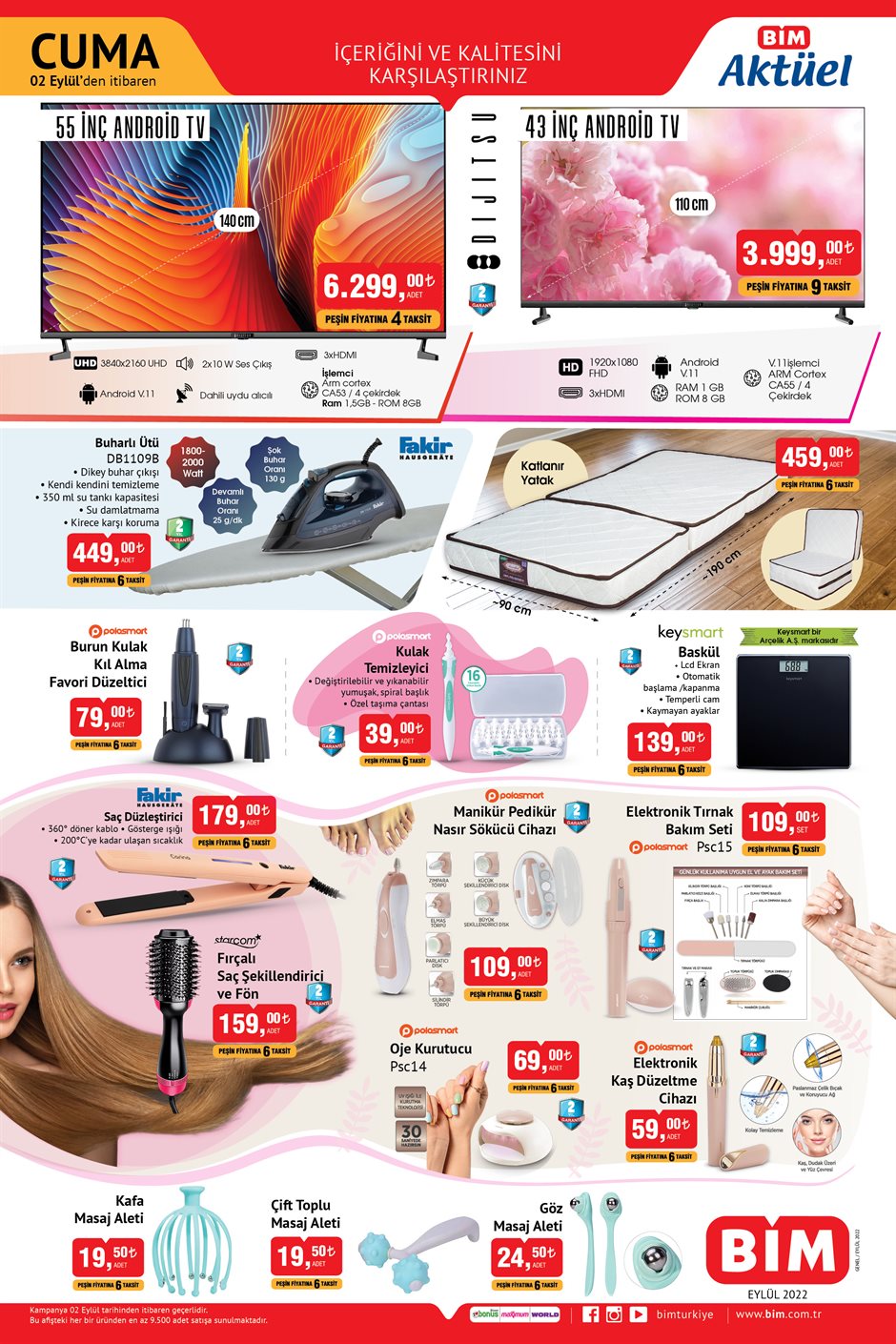 Eviniz için en ucuz çeyiz ürünleri BİM’de! 2 Eylül BİM fiyat listesi…