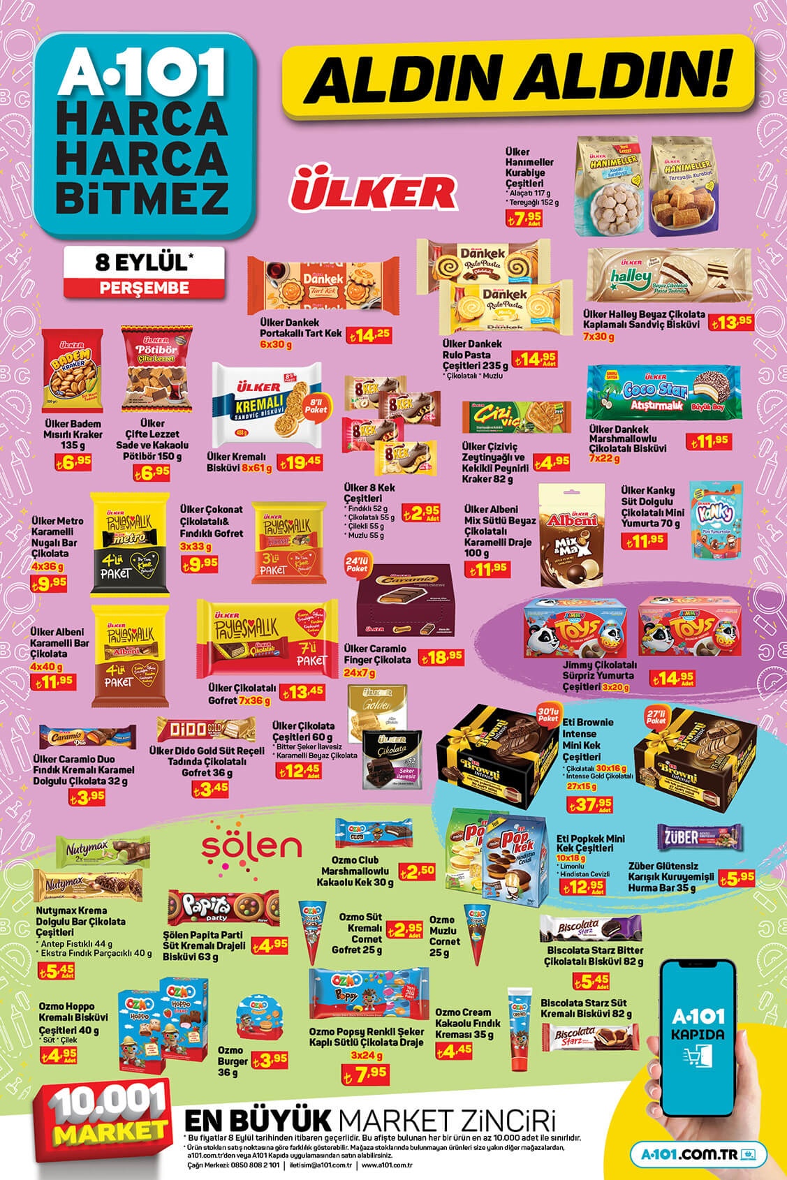 A101 8 Eylül 2022 aktüel ürünler! İşte 8 Eylül Perşembe A101 kataloğu indirimli alışveriş listesi