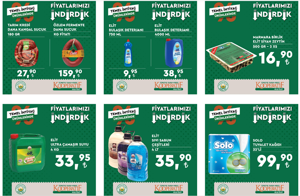 Tarım Kredi den şok fiyat, dev kampanya! Yetişen kapacak! İşte 3 Eylül 2022 aktüel ürünler kataloğu fiyat listesi...