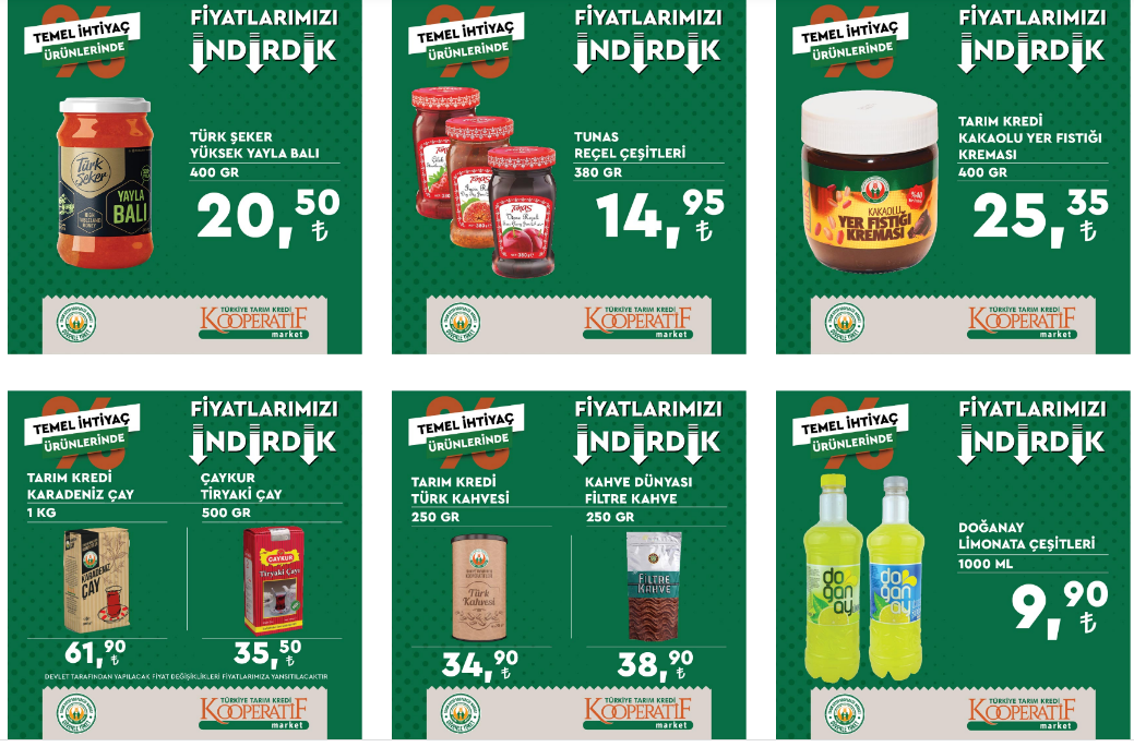 Tarım Kredi den şok fiyat, dev kampanya! Yetişen kapacak! İşte 3 Eylül 2022 aktüel ürünler kataloğu fiyat listesi...