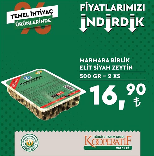 Tarım Kredi Marketleri’nden görülmemiş indirim! Fiyatlar 30 TL’ye kadar düştü! İşte 4 Eylül 2022 fiyat listesi...