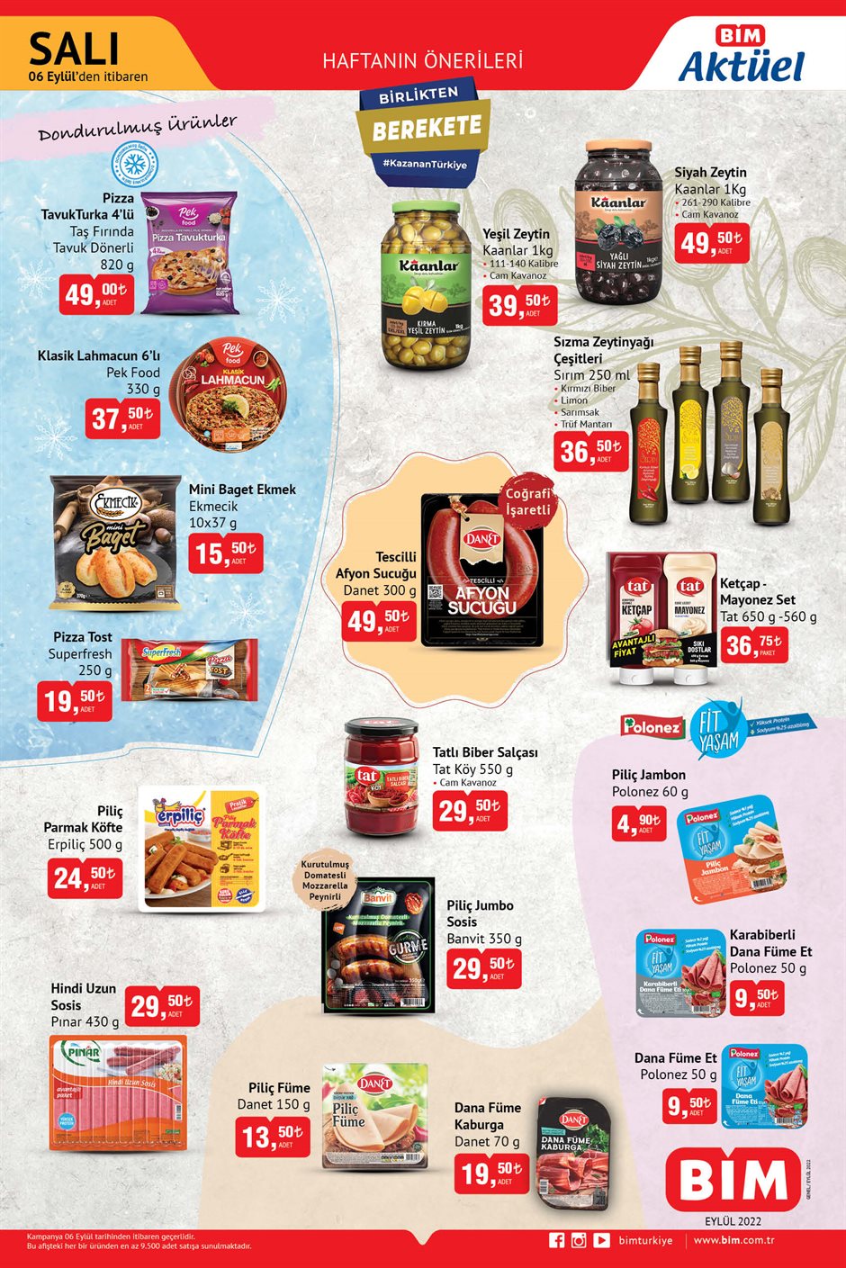 İşte BİM’de haftanın yeni ürünleri! BİM 6 Eylül fiyat listesi…