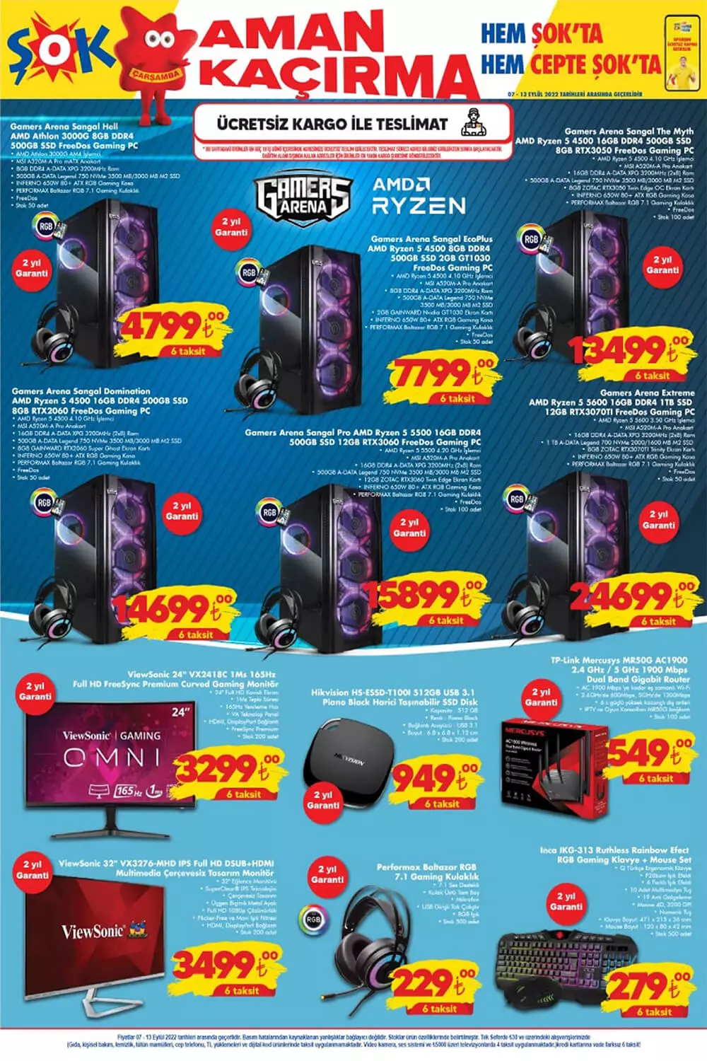 ŞOK markete bu hafta hangi teknolojik ve dijital aletler gelecek? İşte 7 Eylül 2022 fiyat listesi