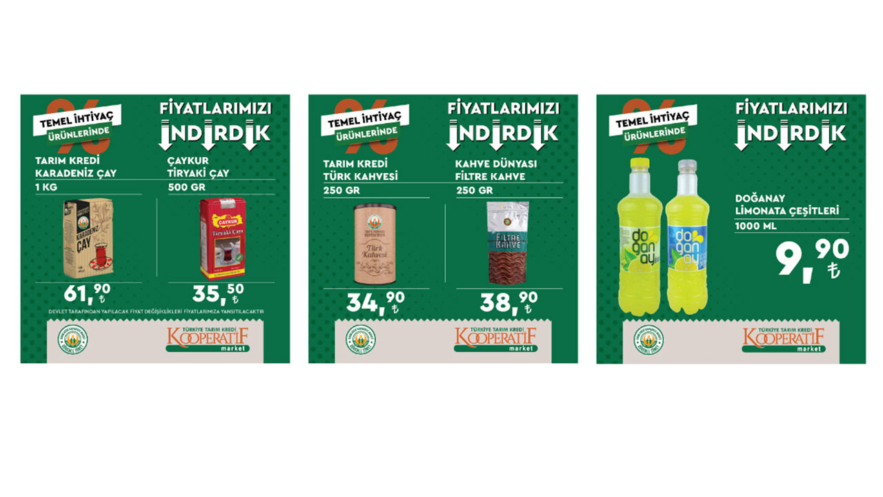 Tarım Kredi Marketleri indirime doymadı! Zeytinyağında böyle fiyat görülmedi! 6 Eylül 2022 fiyat listesi
