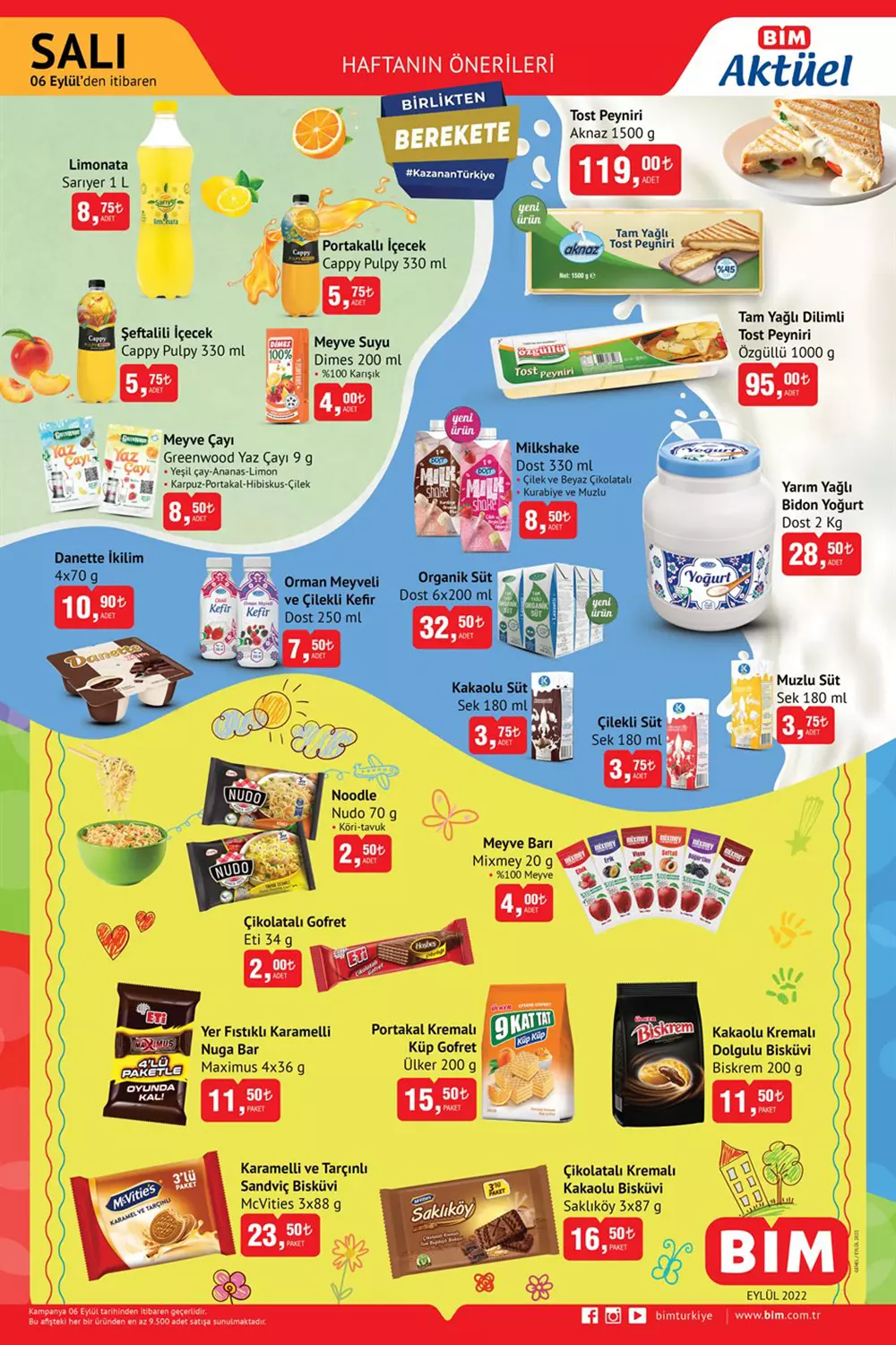 BİM Salı kataloğu yayımlandı! İşte BİM aktüel ürünler kataloğu 6 Eylül 2022 fiyat listesi...