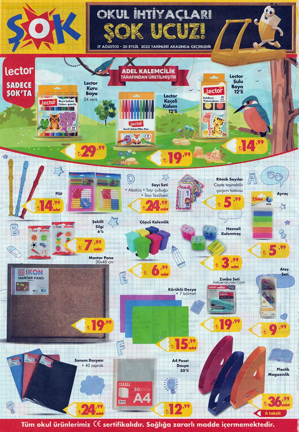 Kırtasiye ürünleri kapış kapış! Daha ucuzu yok! İşte en ekonomik üç adresin 6 Eylül 2022 fiyat listesi...