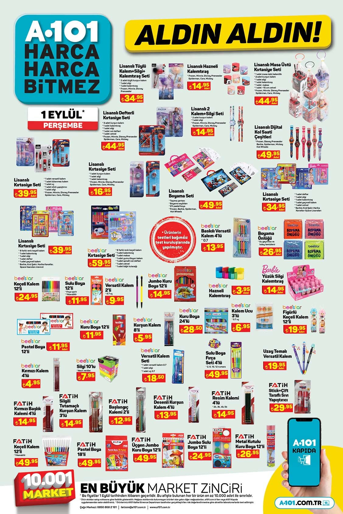 Kırtasiye ürünleri kapış kapış! Daha ucuzu yok! İşte en ekonomik üç adresin 6 Eylül 2022 fiyat listesi...