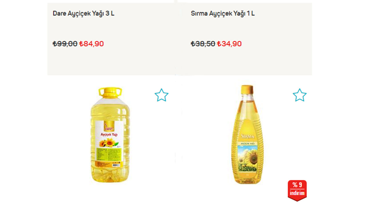 A101’de ayçiçek yağlarında büyük indirim! Yudum, Sırma, Komili! Kapanın elinde kalıyor! İşte 7 Eylül 2022 fiyat listesi…