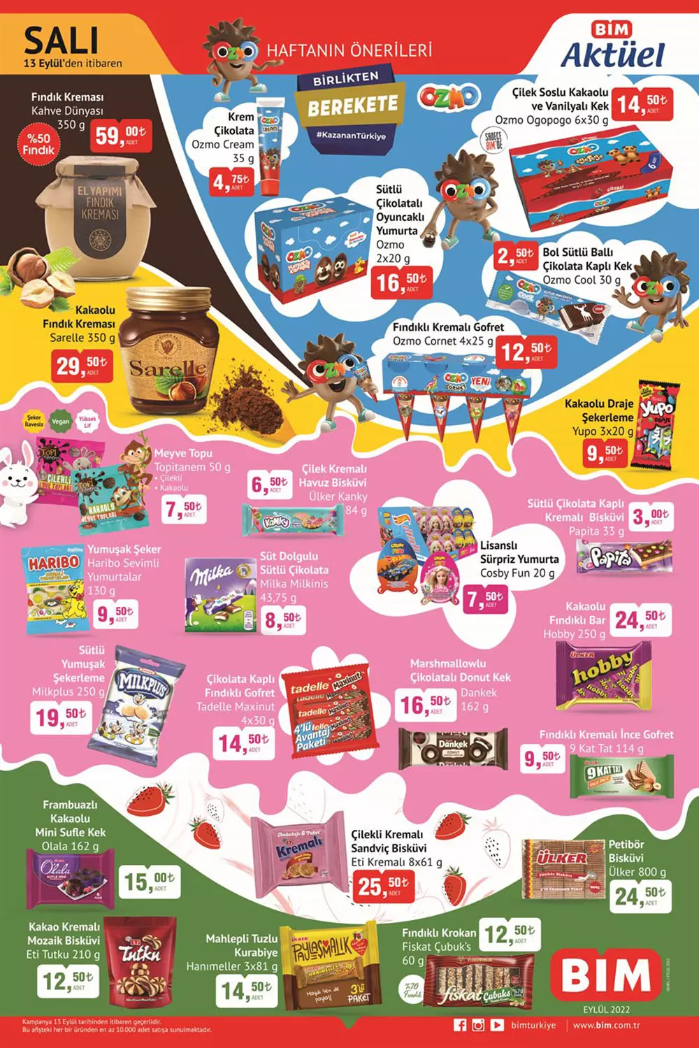 BİM 13 Eylül kataloğu yayımlandı! Kaçırılmayacak fırsat! İşte BİM aktüel ürünler kataloğu 13 Eylül 2022 fiyat listesi...