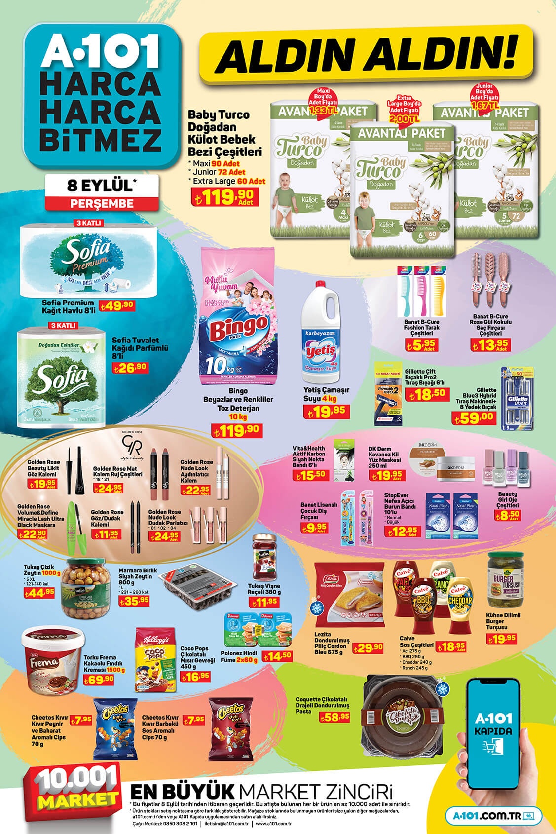 A101 Perşembe aktüel ürünler kataloğu yayımlandı! Yarın A101 de neler var? İşte A101 8 Eylül 2022 fiyat listesi...