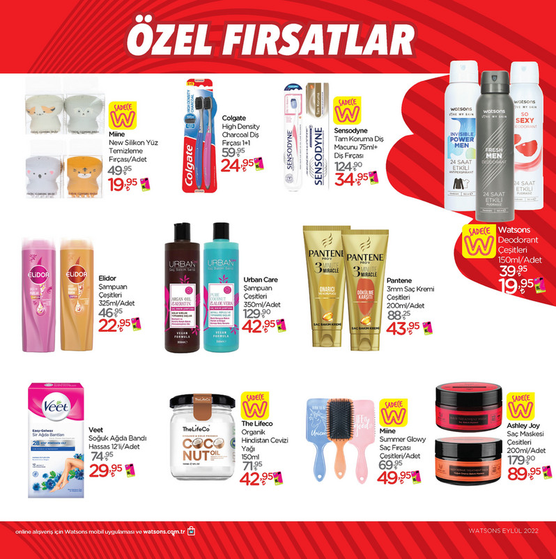 Watsons tan dev kampanya! Yüzde 50 ye varan indirim kaçmaz! İşte 7 Eylül 2022 fiyat listesi…