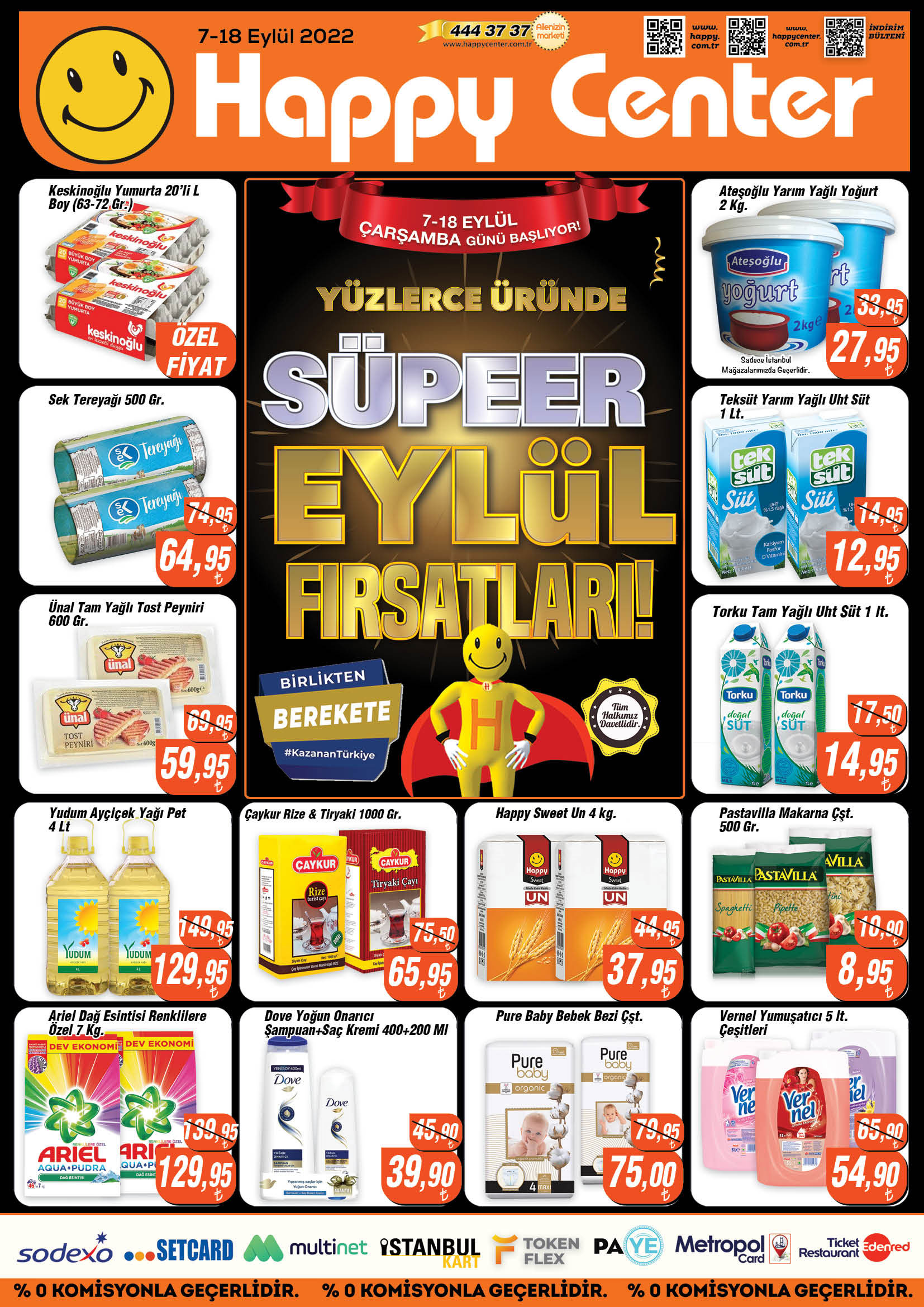 Bu fiyatlara inanamayacaksınız! Görülmemiş fiyatlar sizi bekliyor! 8 Eylül 2022 Happy Center fiyat listesi..