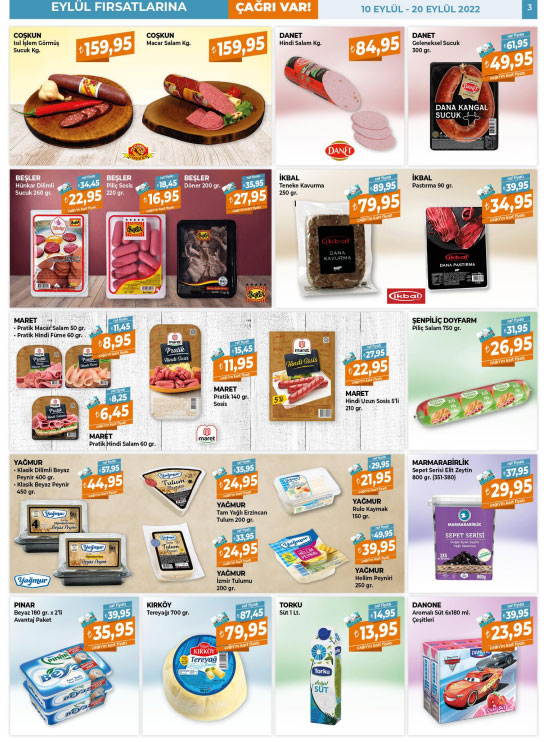 Çağrı Market yeni kataloğunu yayınladı! Acele edin bu fırsatı kaçırmayın! 9 Eylül 2022 fiyat listesi.