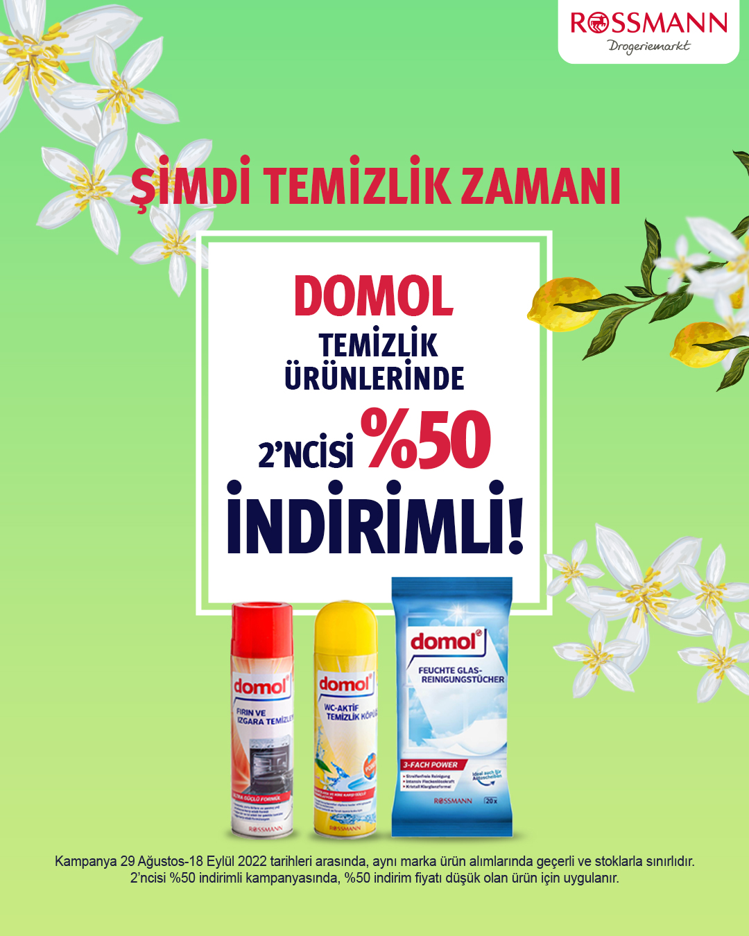 Rossmann’da her şeyin ikincisi yüzde 50 indirimli! Bu fırsatı kaçırmayın! 11 Eylül 2022 fiyat listesi…