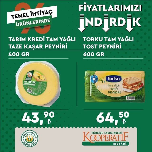 Tarım Kredi kataloğu indirimlerle dolu! İşte 2022 yeni Tarım Kredi Market indirimli ürünler kataloğu!