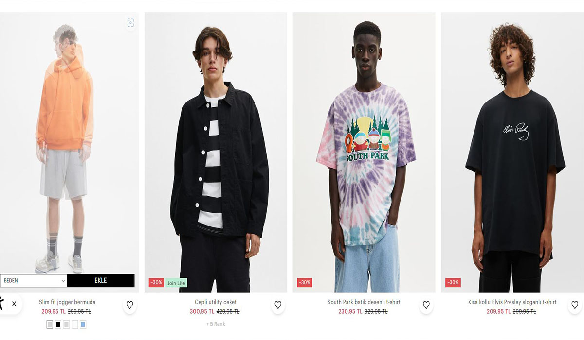 Pull&Bear’da %30 indirimlere ek her şeyde %15 indirim! Pull&Bear 13 Eylül 2022 fiyat listesi…