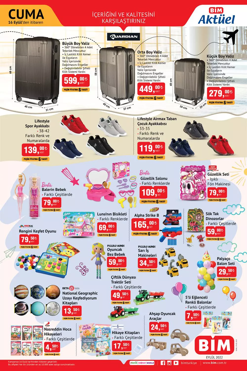BİM Cuma kataloğu yayımlandı! BİM de neler indirimde? İşte 16 Eylül 2022 fiyat listesi...