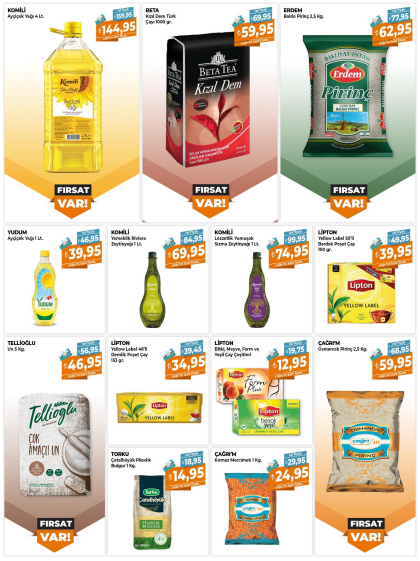 Sucuktan tereyağına, pirinçten zeytinyağına her şey indirimde! Çağrı Market 16 Eylül 2022 fiyat listesi....