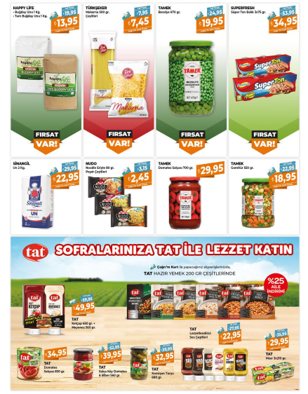Sucuktan tereyağına, pirinçten zeytinyağına her şey indirimde! Çağrı Market 16 Eylül 2022 fiyat listesi....