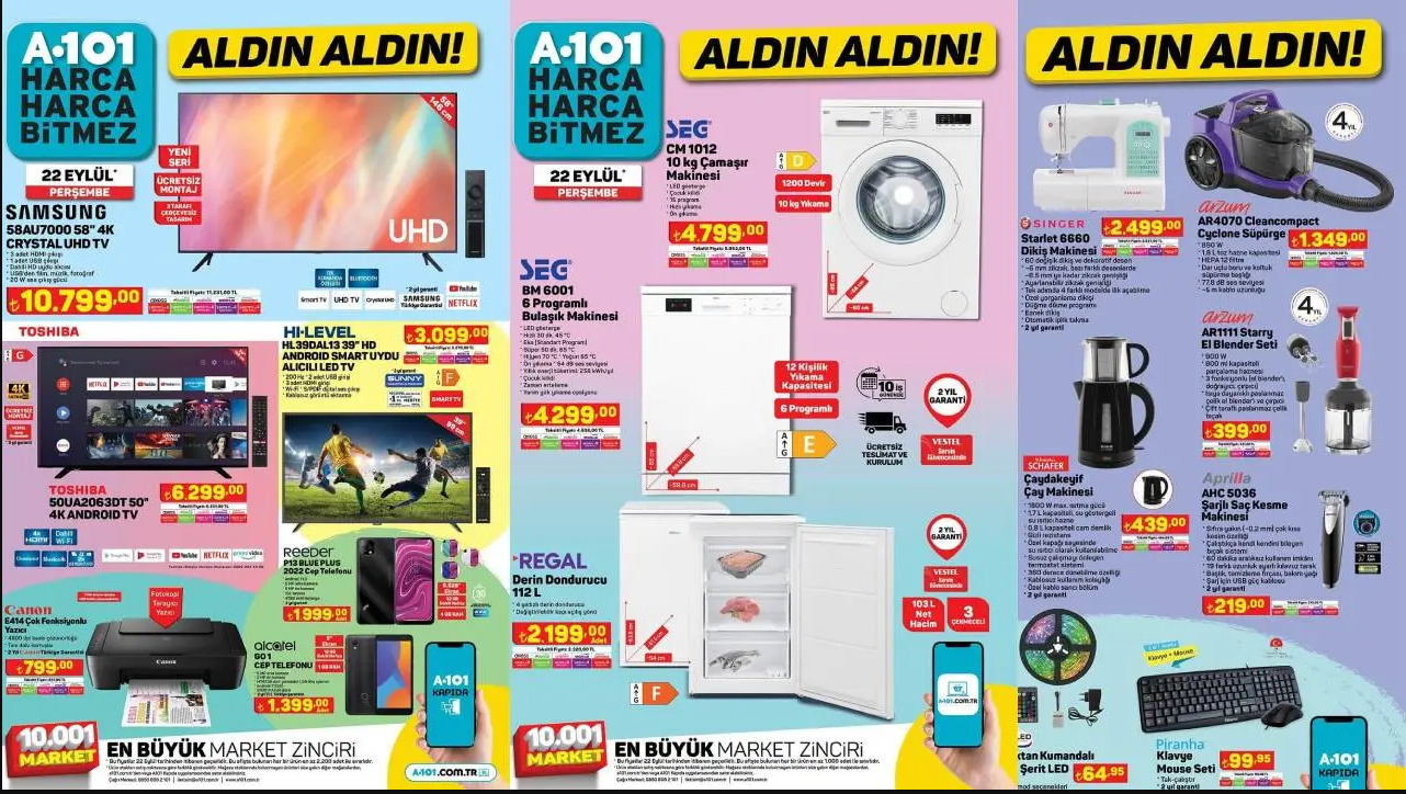 BİM ve A101 de indirimli 26 teknoloji ürünü! İşte 22-23 Eylül fiyat listesi...