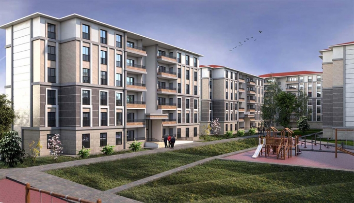 TOKİ Kırşehir Akpınar’da 100 ucuz sosyal konut!