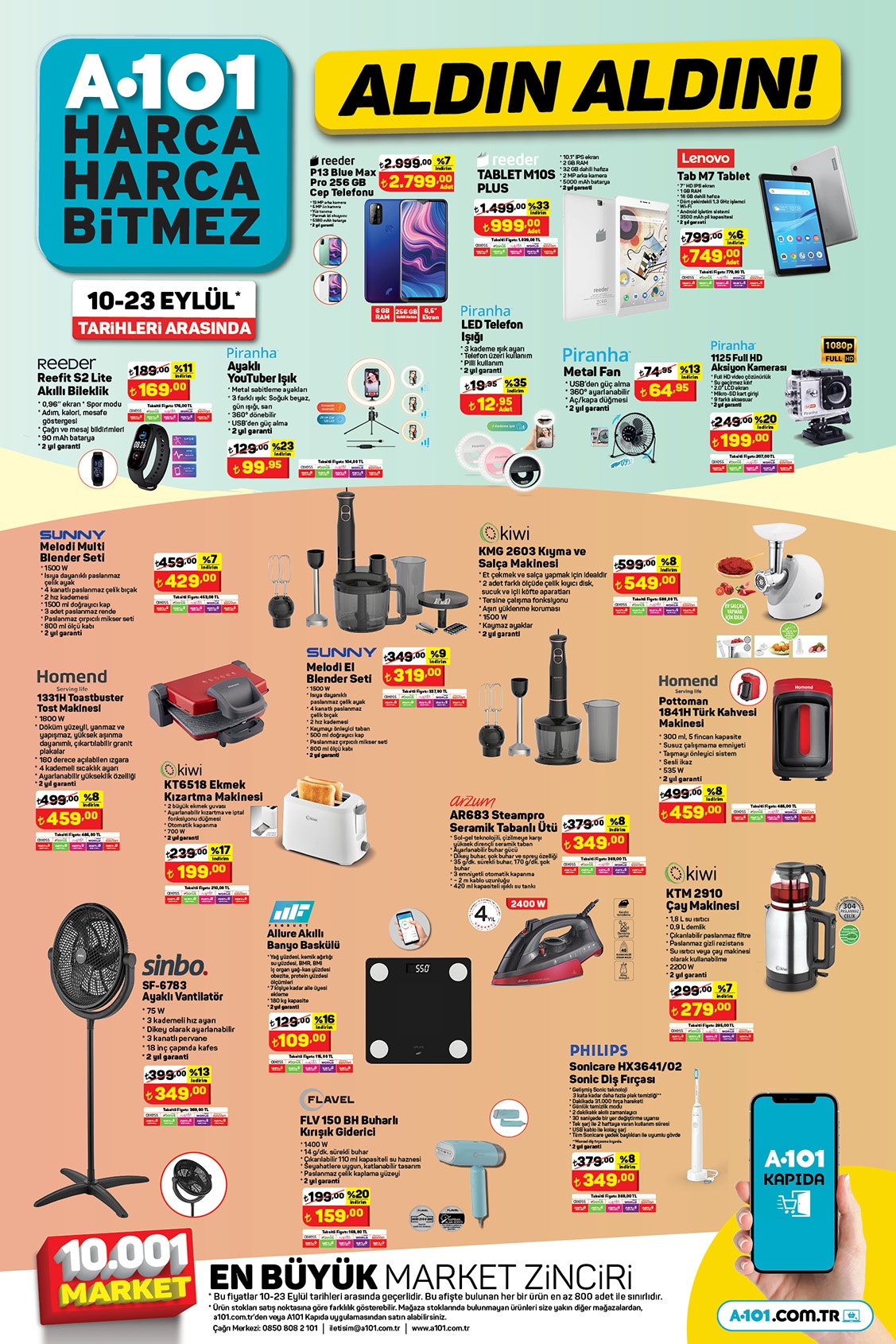 A101 bahçe ve balkon mobilyasında tüm fiyatları indirdi! A101 18 Eylül 2022 fiyat listesi