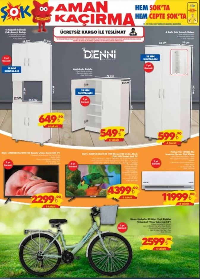 Şok market ten 7 sayfalık indirim! İşte 21-27 Eylül fiyat listesi...