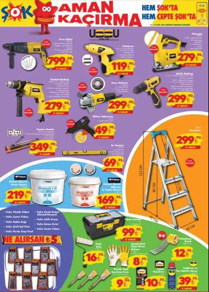 Şok market ten 7 sayfalık indirim! İşte 21-27 Eylül fiyat listesi...