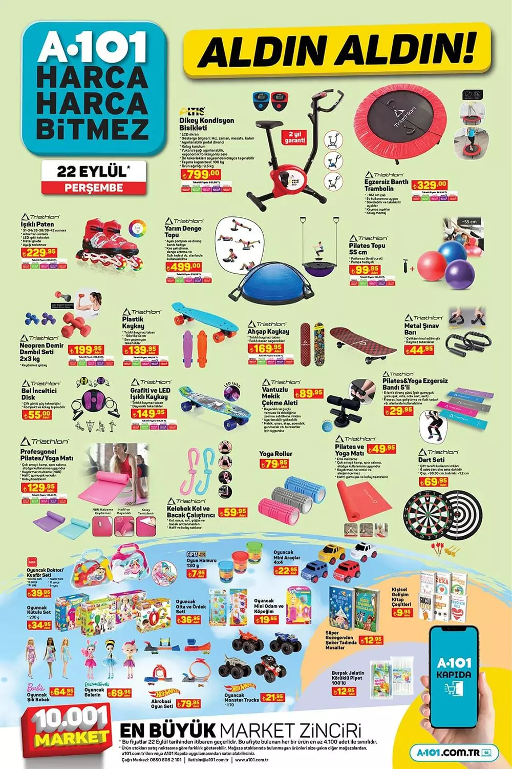 A101 22 Eylül aktüel ürünler kataloğu! A101 indirimli ürünler bugün raflarda! Yetişen kapacak!