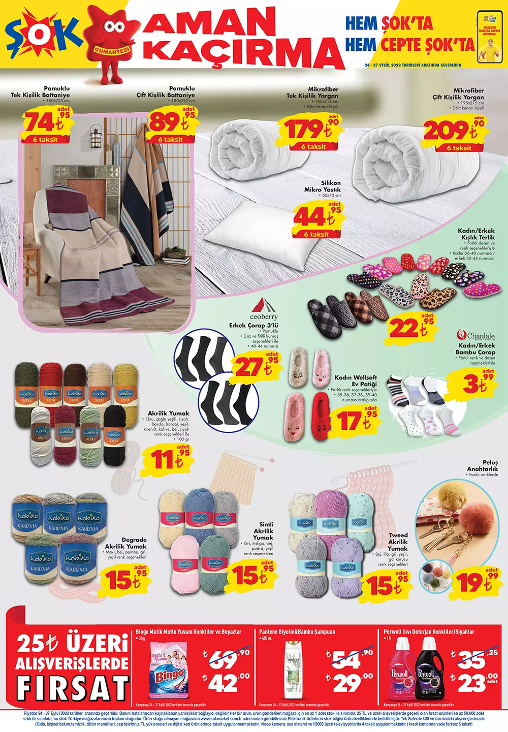 ŞOK Markette hafta sonu indirimi! ŞOK 24 Eylül aktüel ürünler kataloğu yayımlandı! İşte 24 Eylül 2022 fiyat listesi...