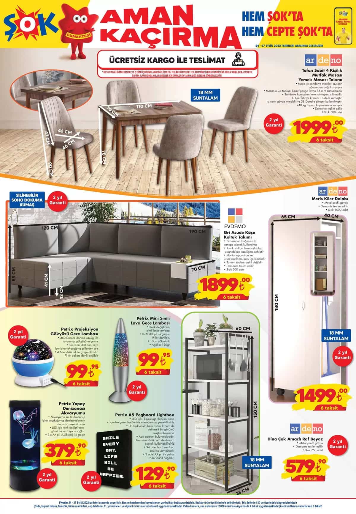 ŞOK Market’te indirimli hafta sonu fiyatları! İşte 25 Eylül 2022 fiyat listesi...