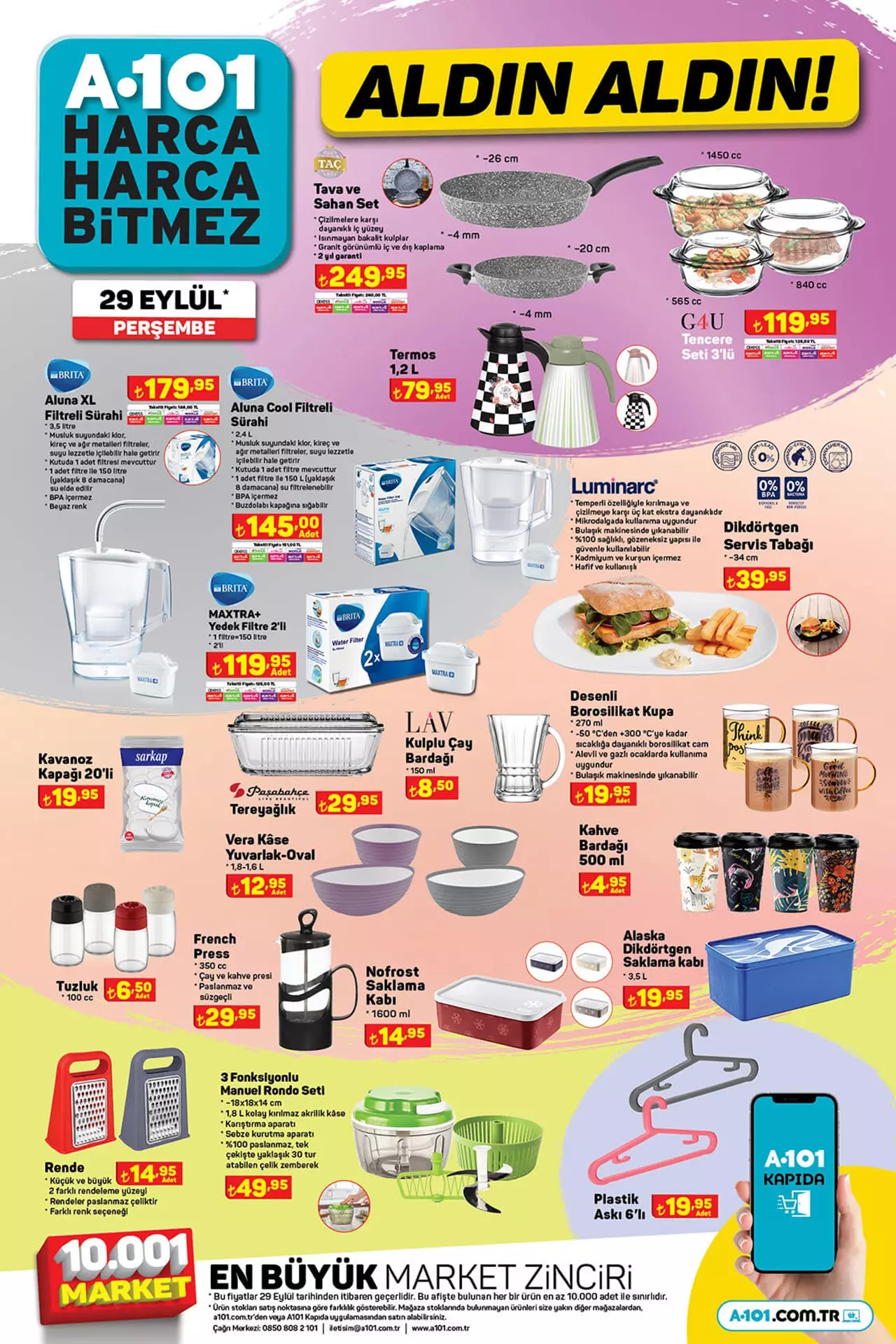 A101 e Xiaomı cep telefonu ve Waffle Makinesi geliyor! A101 indirimli aktüel kataloğu 29 Eylül 2022 fiyat listesi