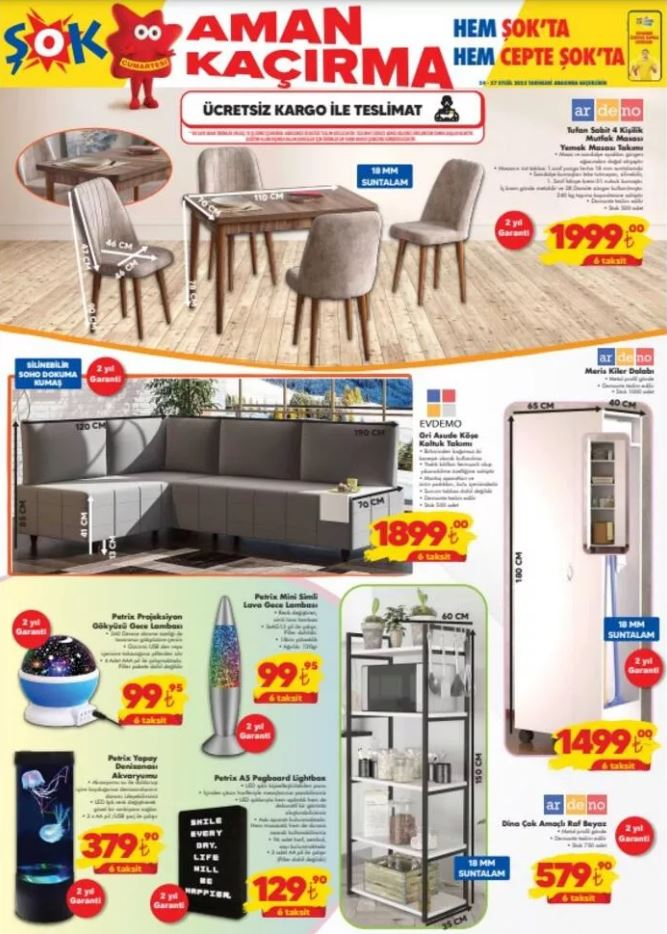 Şok marketten 6 sayfalık indirim! İşte 28 Eylül-4 Ekim fiyat listesi