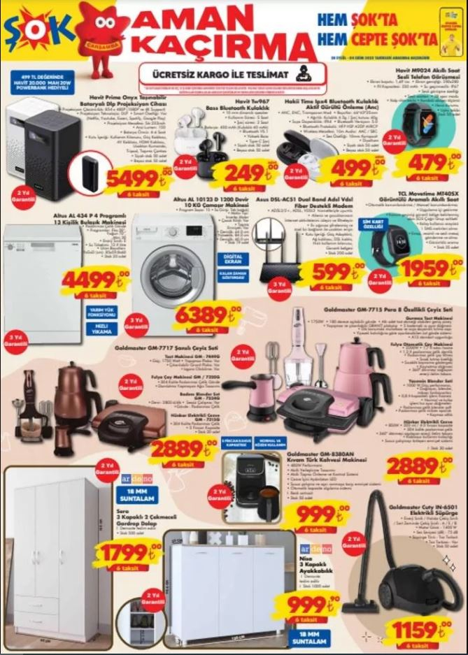 Şok marketten 6 sayfalık indirim! İşte 28 Eylül-4 Ekim fiyat listesi