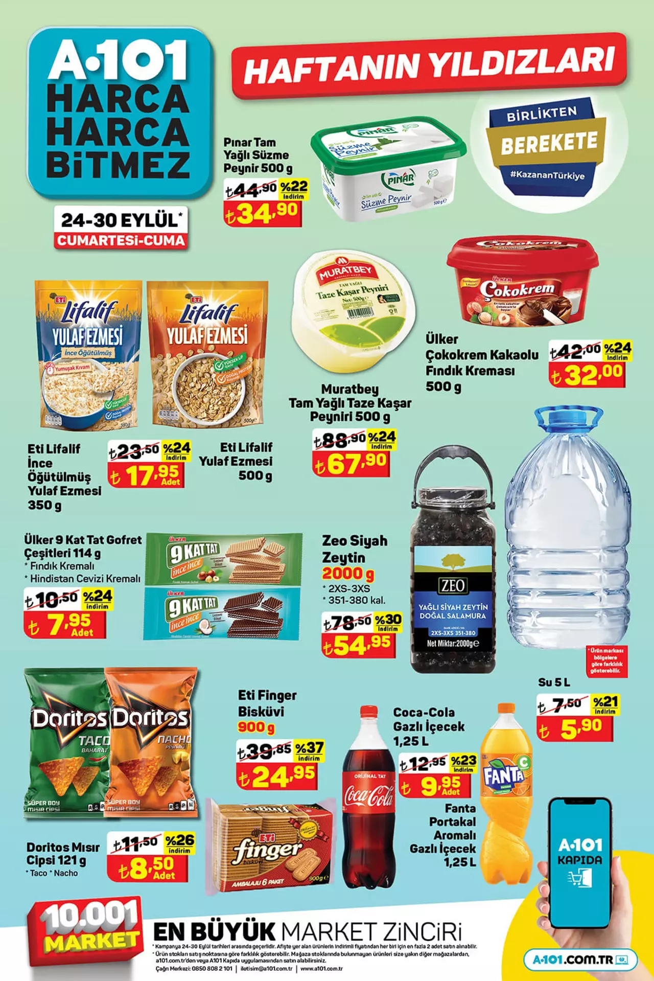 A101 de yüzde 50 ye varan indirim! A101 kaşar peynir, Gliss saç kremi ve Tursil... 27 Eylül 2022 fiyat listesi...
