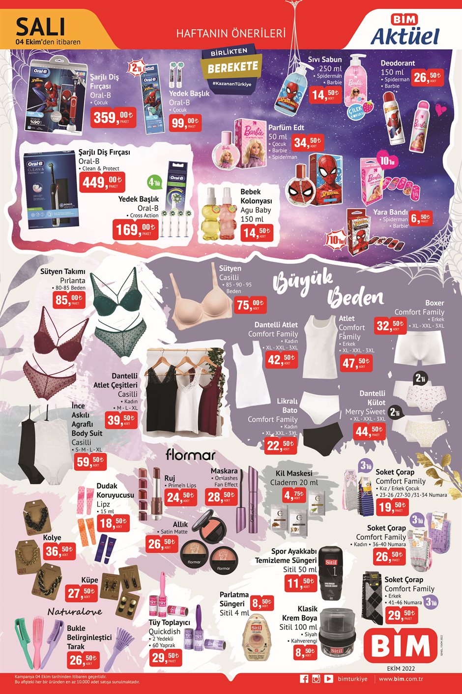 BİM yeni kataloğunu yayınladı! İşte BİM 4 Ekim 2022 fiyat listesi