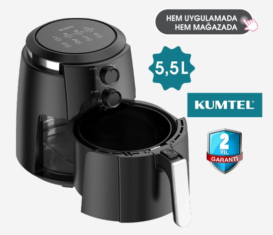 Kumtel Airfryer Fritözde BİM indirimi! Bim 30 Eylül 2022 fiyat listesi