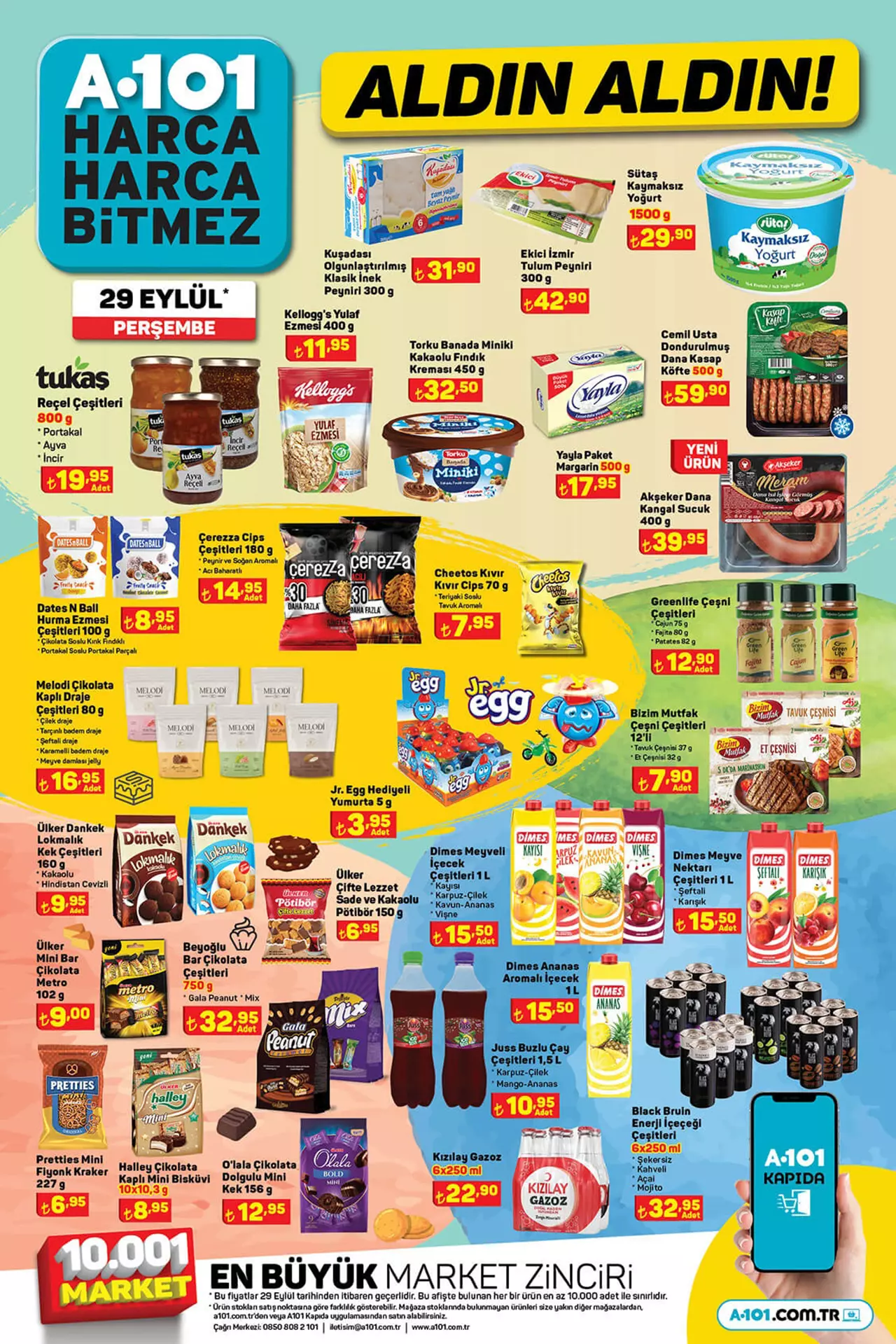 A101 Perşembe kataloğu! Bugün A101 de neler indirimde? İşte A101 aktüel ürünler 29 Eylül 2022 fiyat listesi