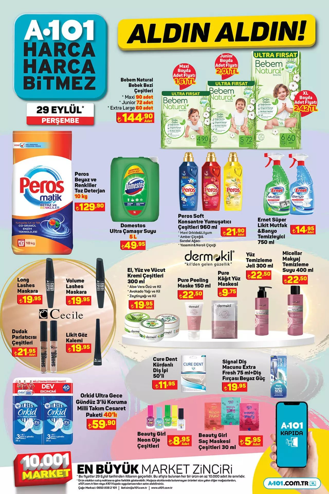 A101 Perşembe kataloğu! Bugün A101 de neler indirimde? İşte A101 aktüel ürünler 29 Eylül 2022 fiyat listesi