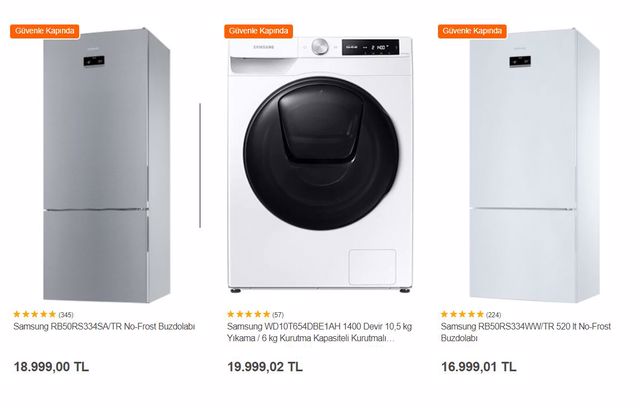 Samsung beyaz eşya alımına mikrodalga fırın hediye! Samsung 30 Eylül 2022 fiyat listesi