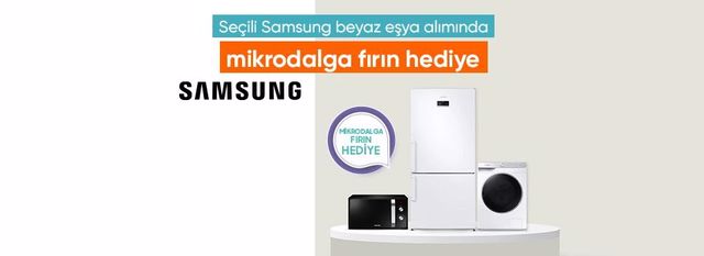 Samsung beyaz eşya alımına mikrodalga fırın hediye! Samsung 30 Eylül 2022 fiyat listesi